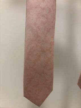 The Tie Bar Blush Pink Floral Jacquard Tie